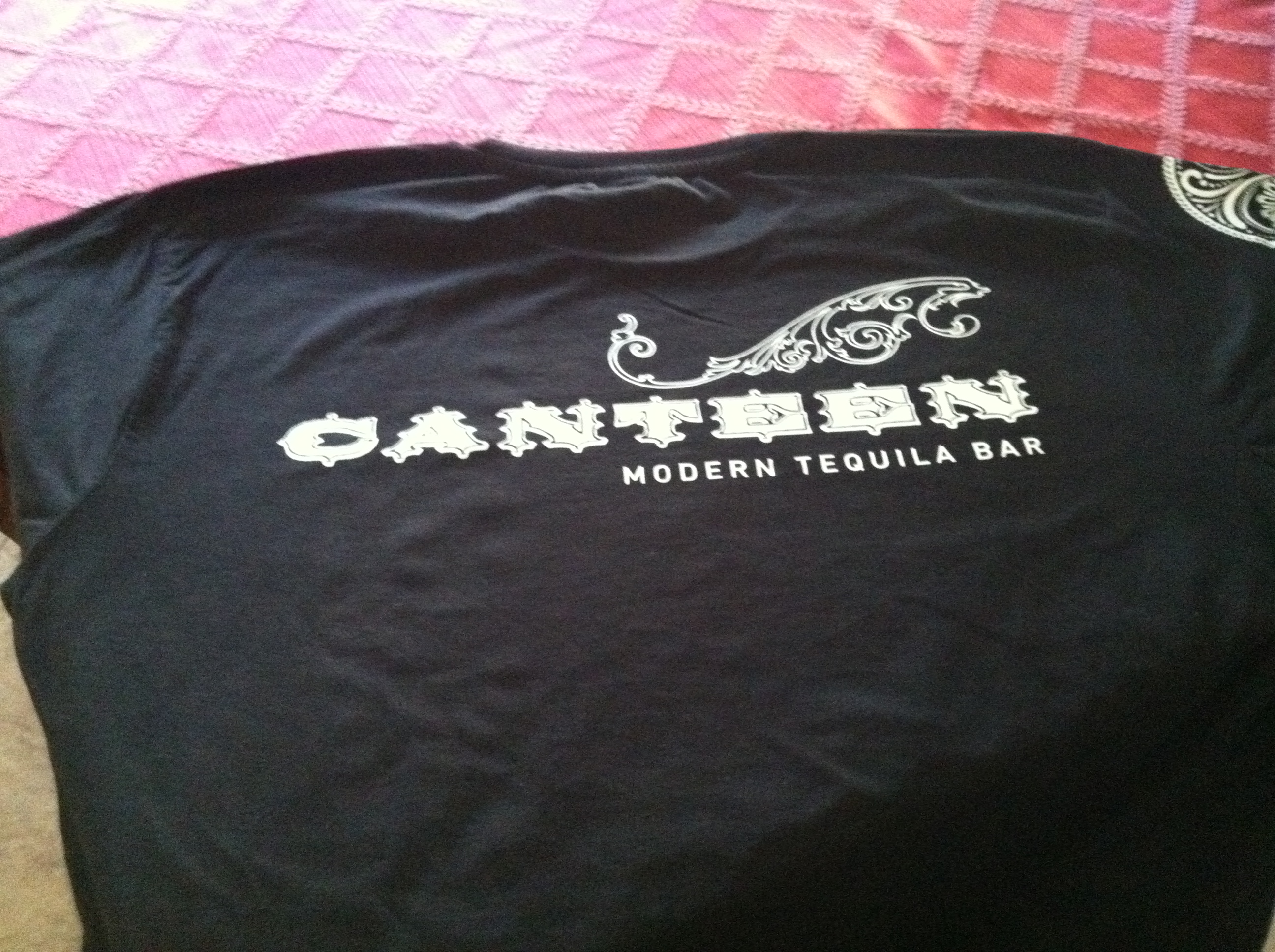 Canteen Modern Tequila Bar custom screen printed tee