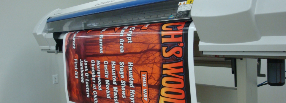 Large format color banners