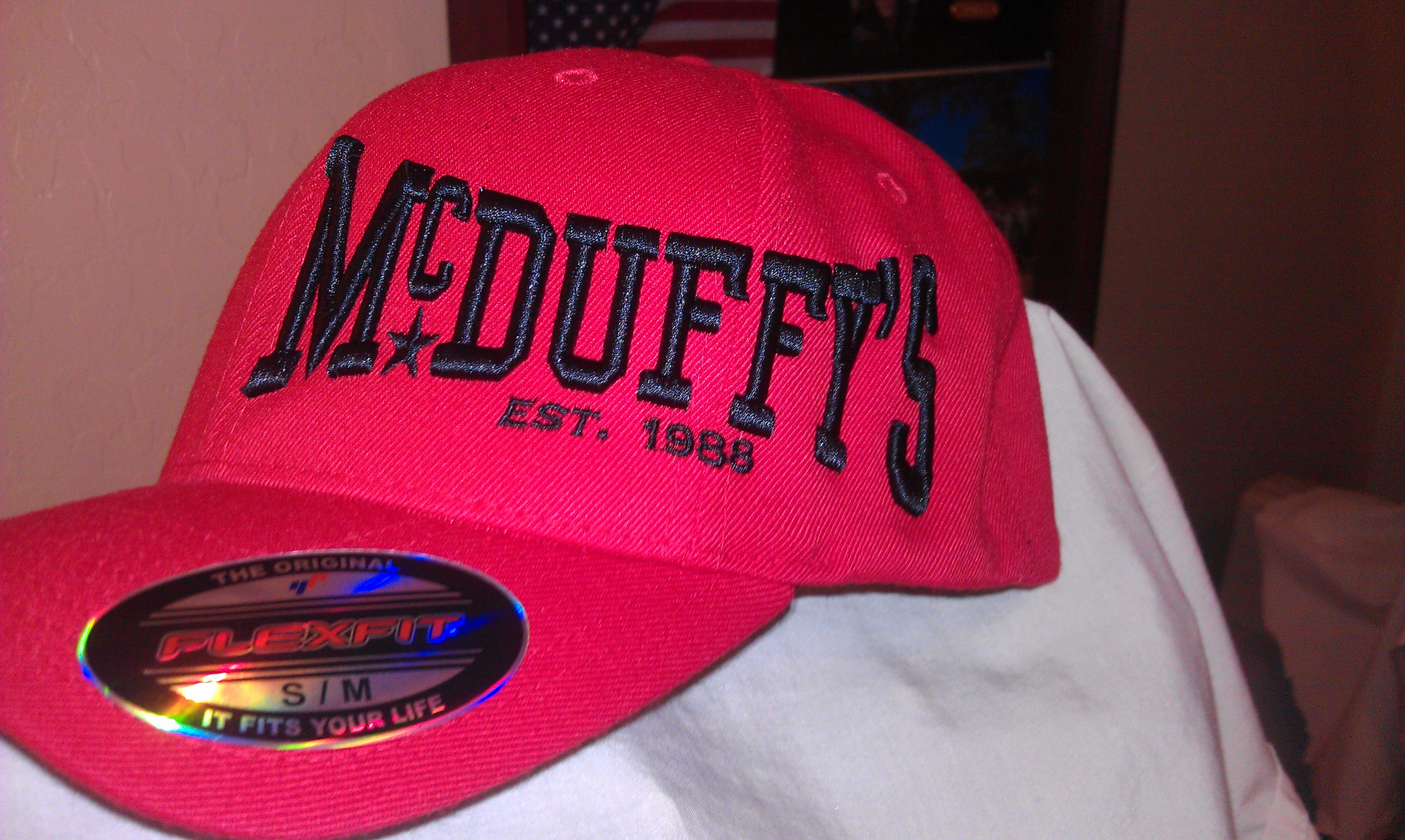McDuffy's custom embroidered cap