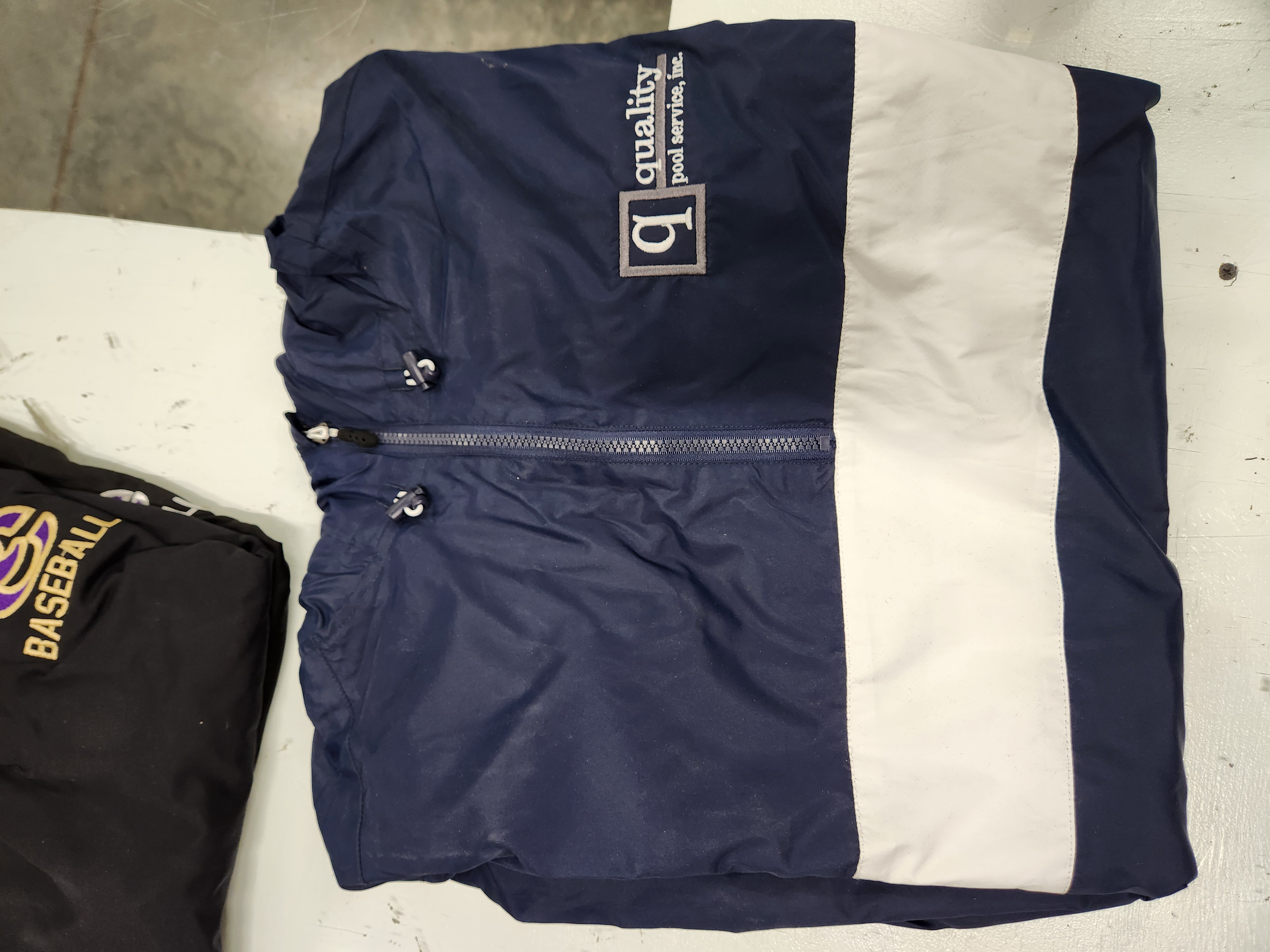 Quality Pool Service custom embroidered jacket