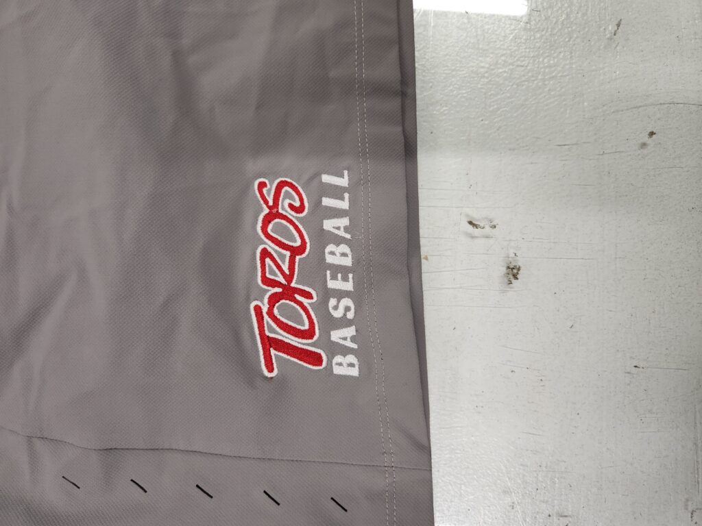 Toros Baseball custom embroidered jacket