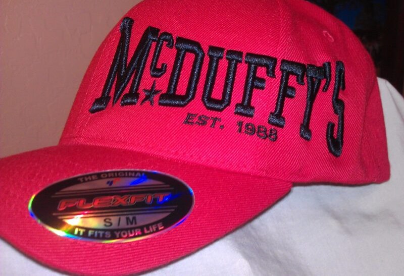 McDuffy's custom embroidered cap
